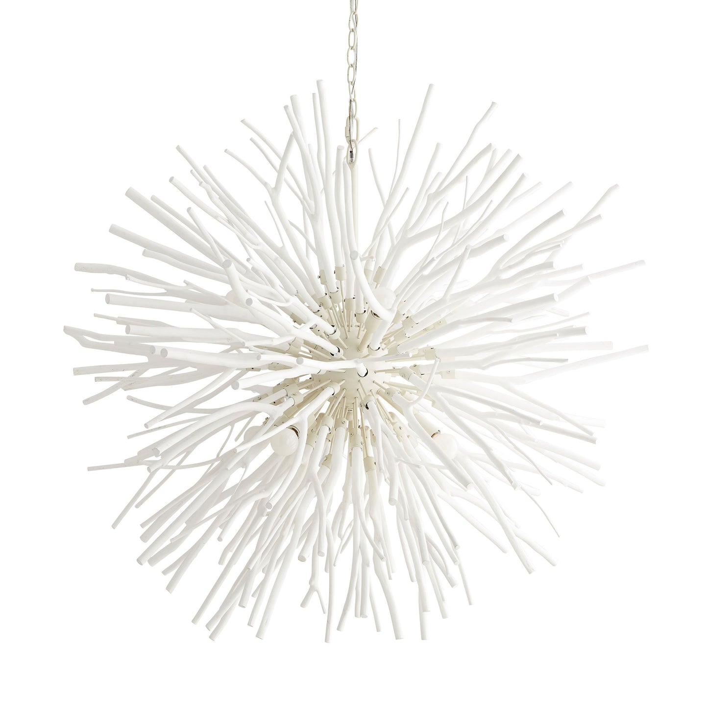 Finch Chandelier - White Washed