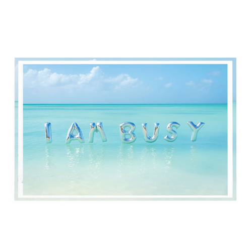 I Am Busy Tray by Gray Malin