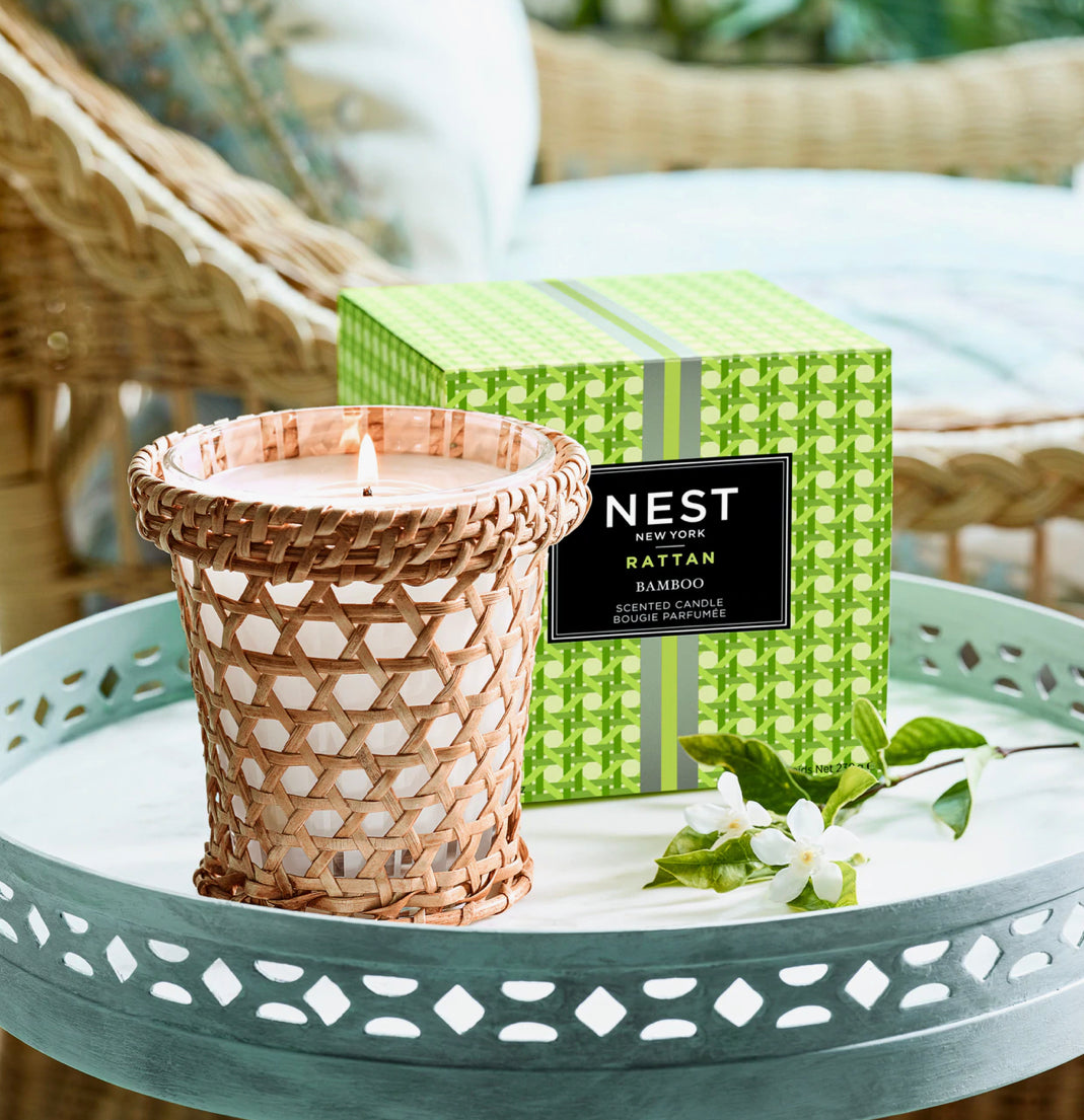 NEST New York Rattan Bamboo Classic Candle