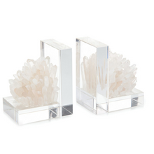 Load image into Gallery viewer, Quartz Crystal Bookends-Set of 2
