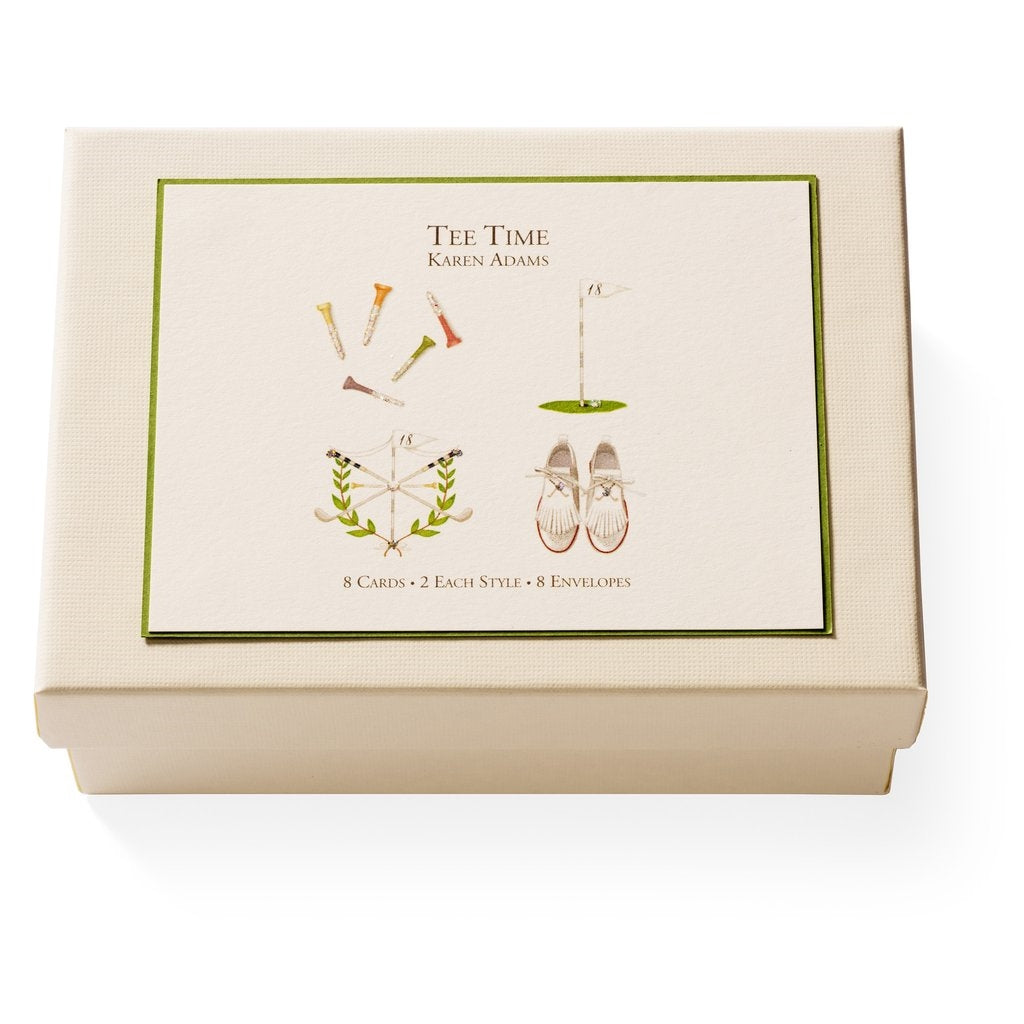 Tee Time Boxed Note Cards