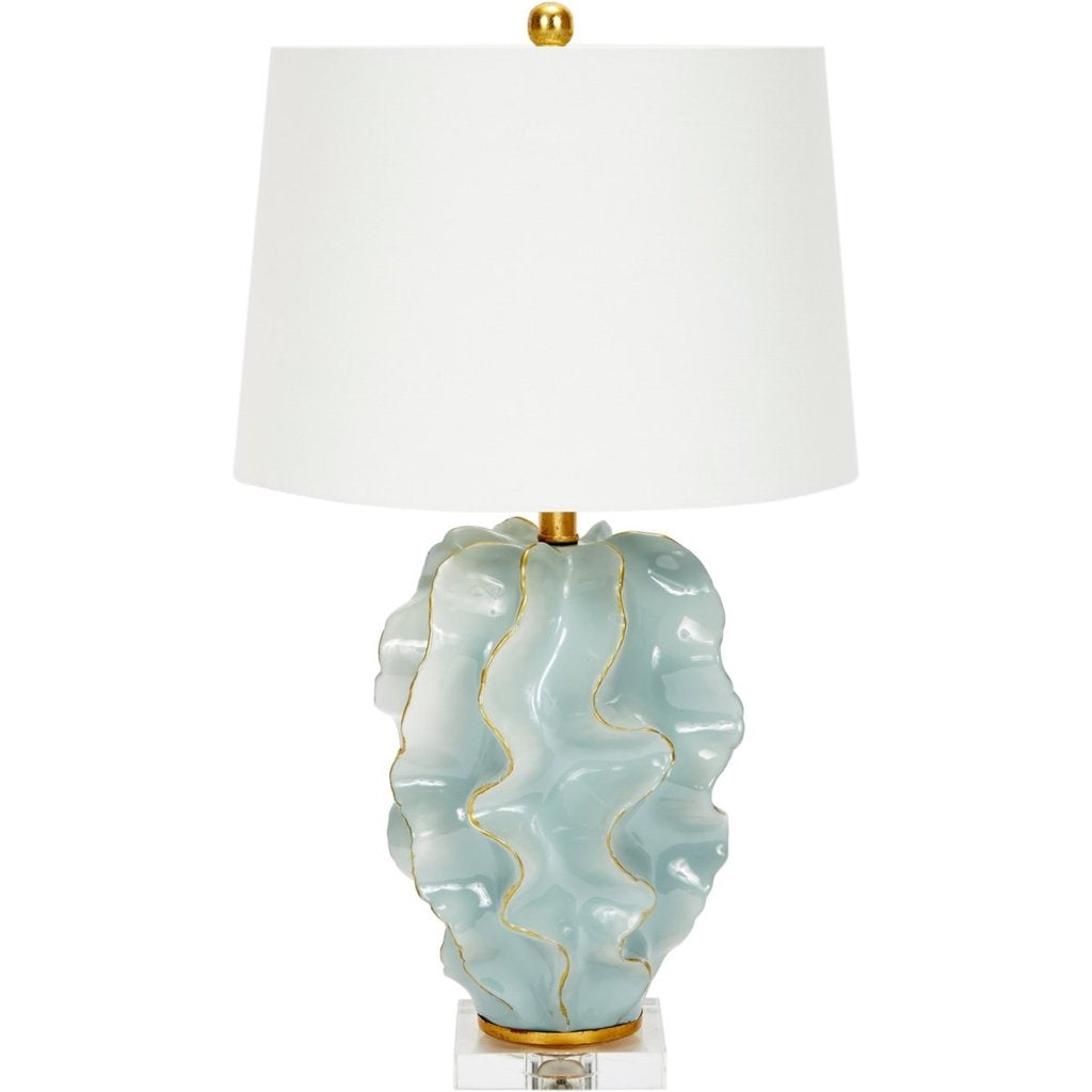 Hannah Blue Wave Table Lamp – Pineapples Palms Too