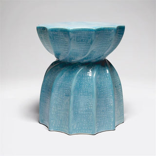 Bea Ceramic Stool-Blue