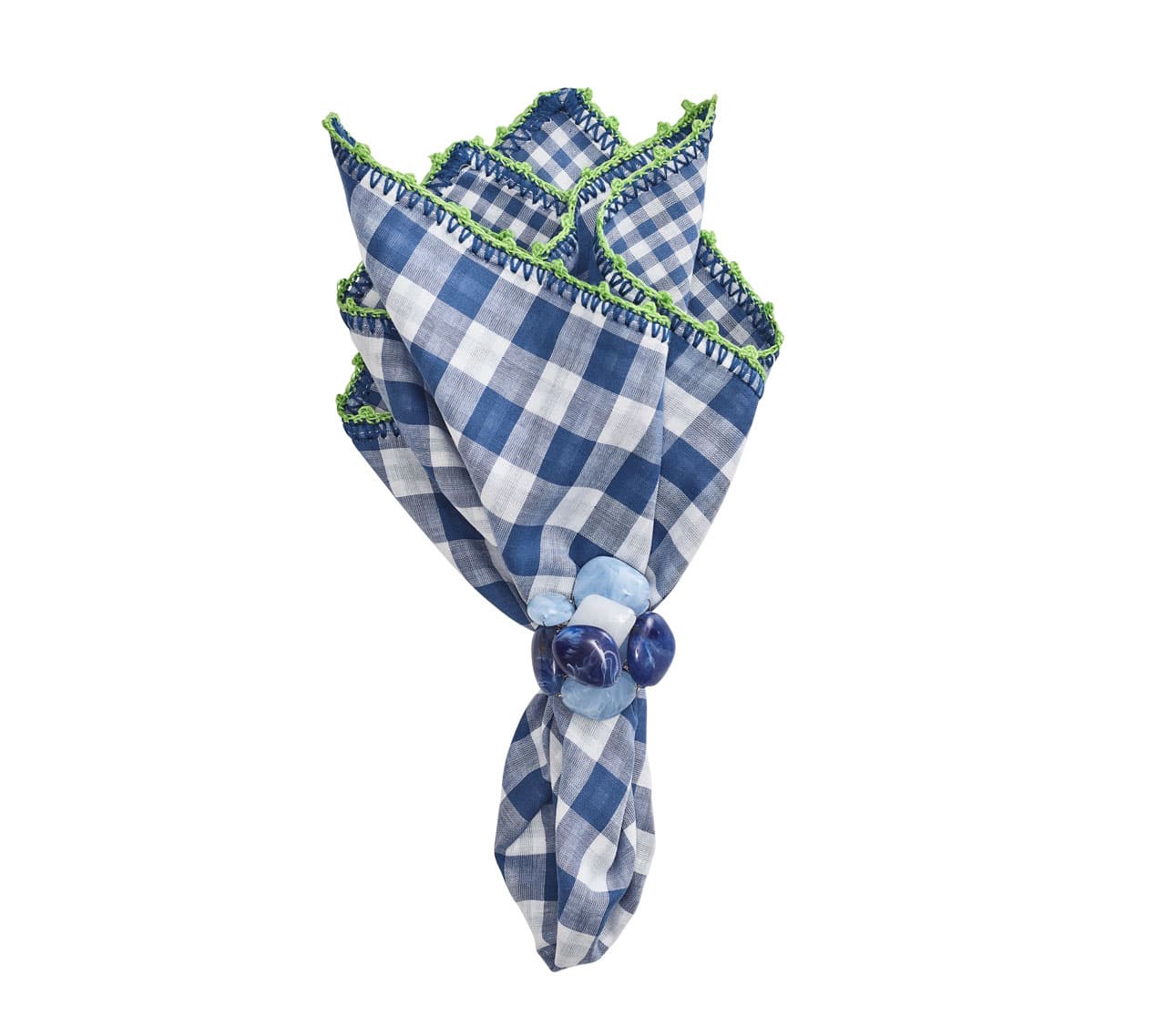 Check Napkins - Set of 4