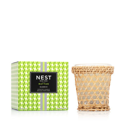 NEST New York Rattan Bamboo Classic Candle