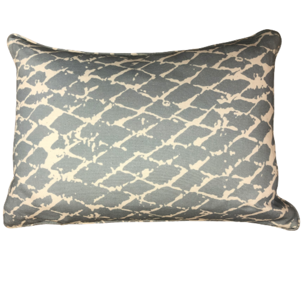 French Blue Lumbar Pillow