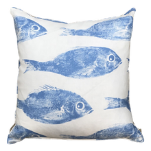 Load image into Gallery viewer, Gyotaku Fish Print Pillow
