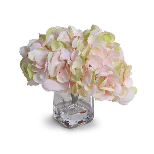 Light Pink Hydrangeas in Vase