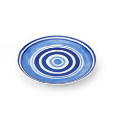 Load image into Gallery viewer, Blue Maze Porcelain Dessert Plate
