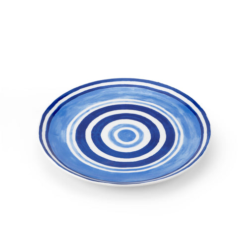 Blue Maze Porcelain Dessert Plate
