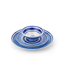 Load image into Gallery viewer, Blue Maze Porcelain Dessert Plate
