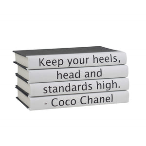 Coco Chanel-Quote Book Set-Heels & Standards