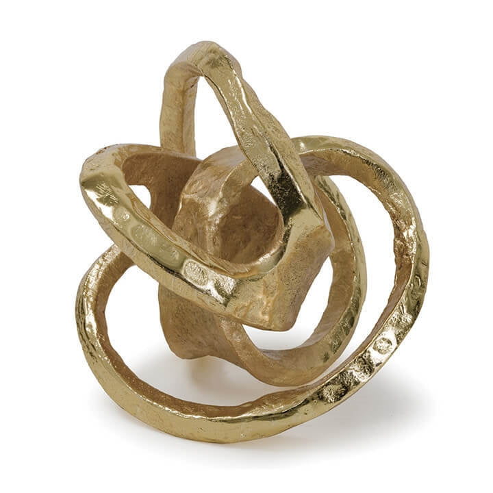 Gold Knot Sculpture