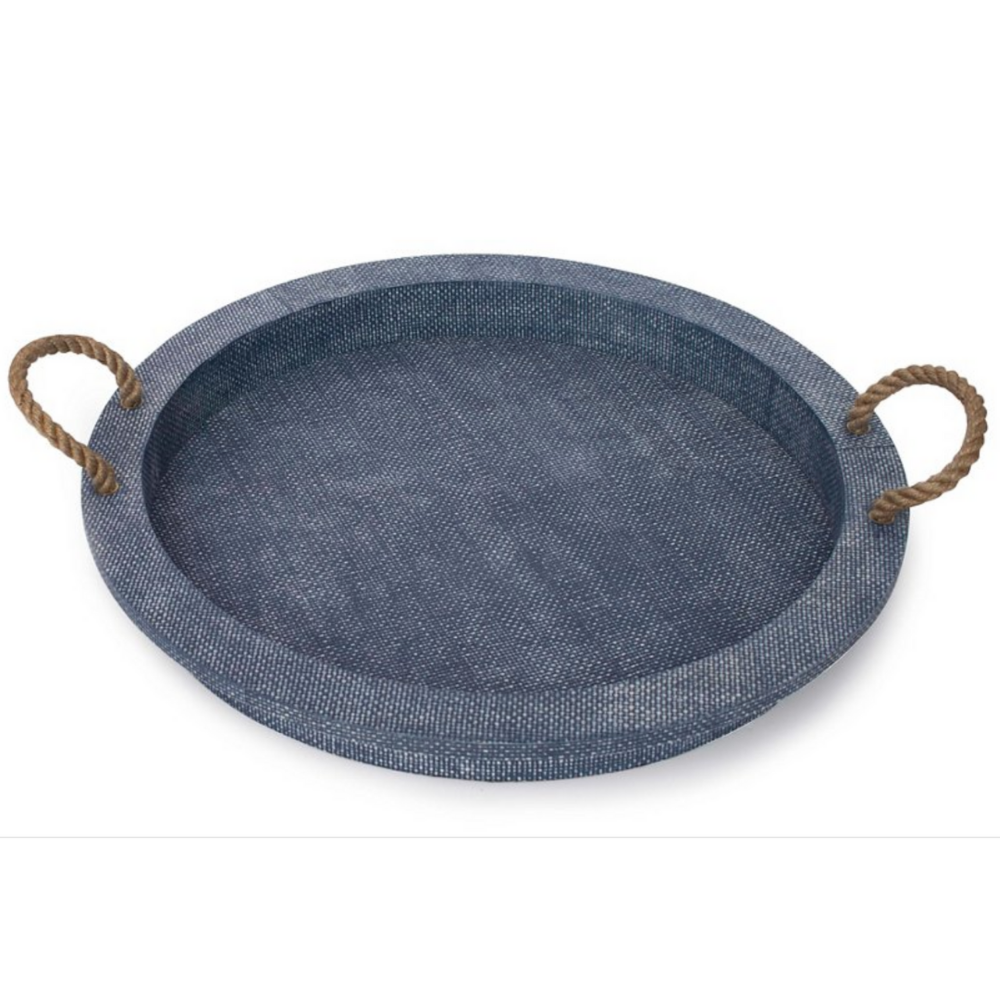 Indigo Textured Tray