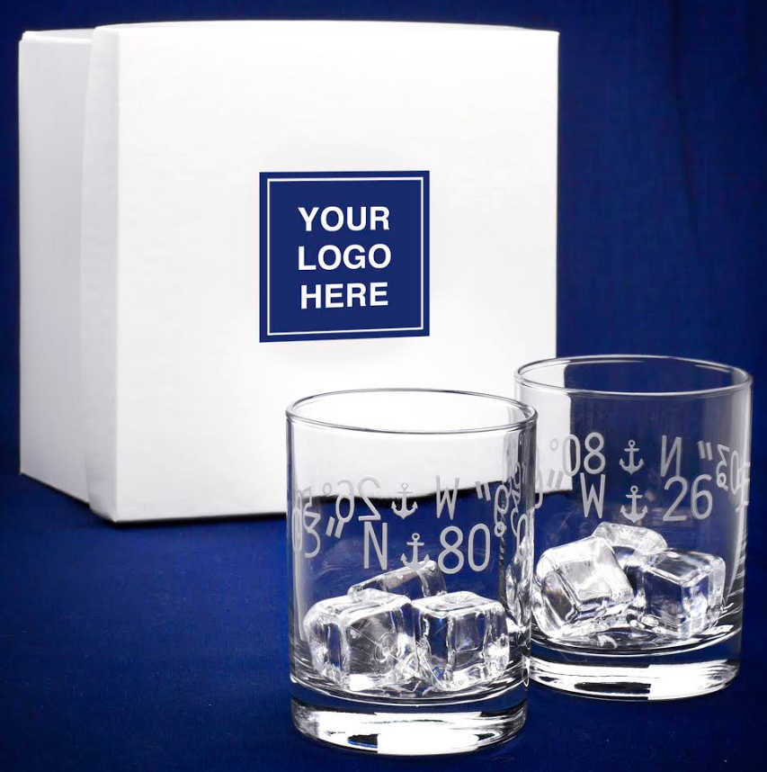 Coordinates Glasses - Set of Two - Realtor