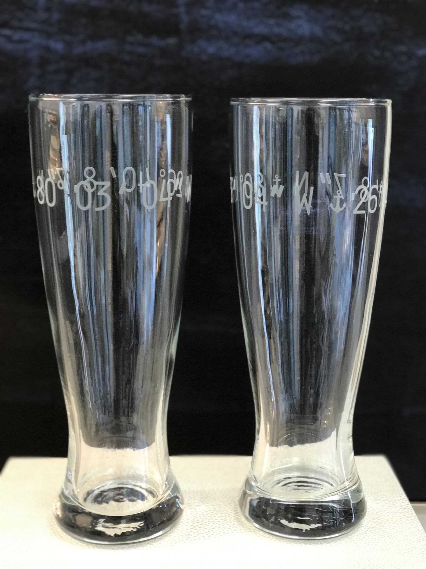 Coordinates Glasses - Set of Two - Realtor