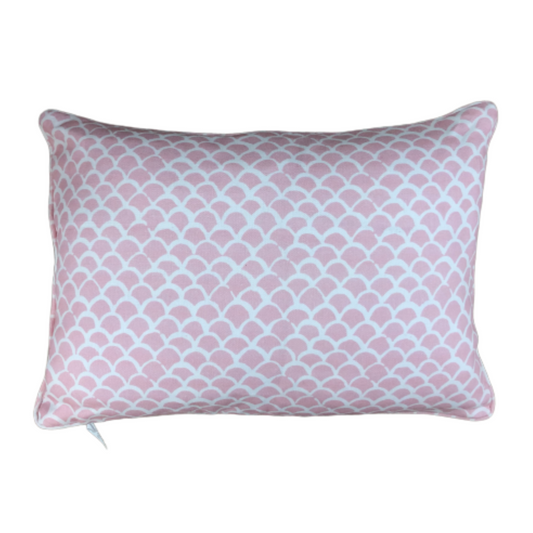 Blush Skipjack Lumbar Pillow