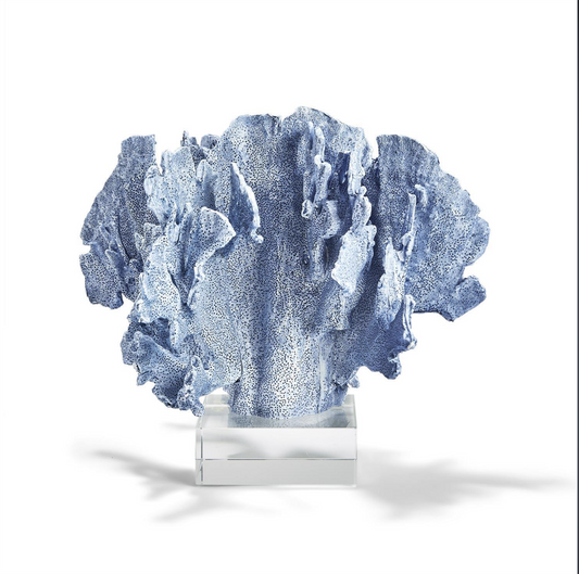 Blue Coral Sculpture