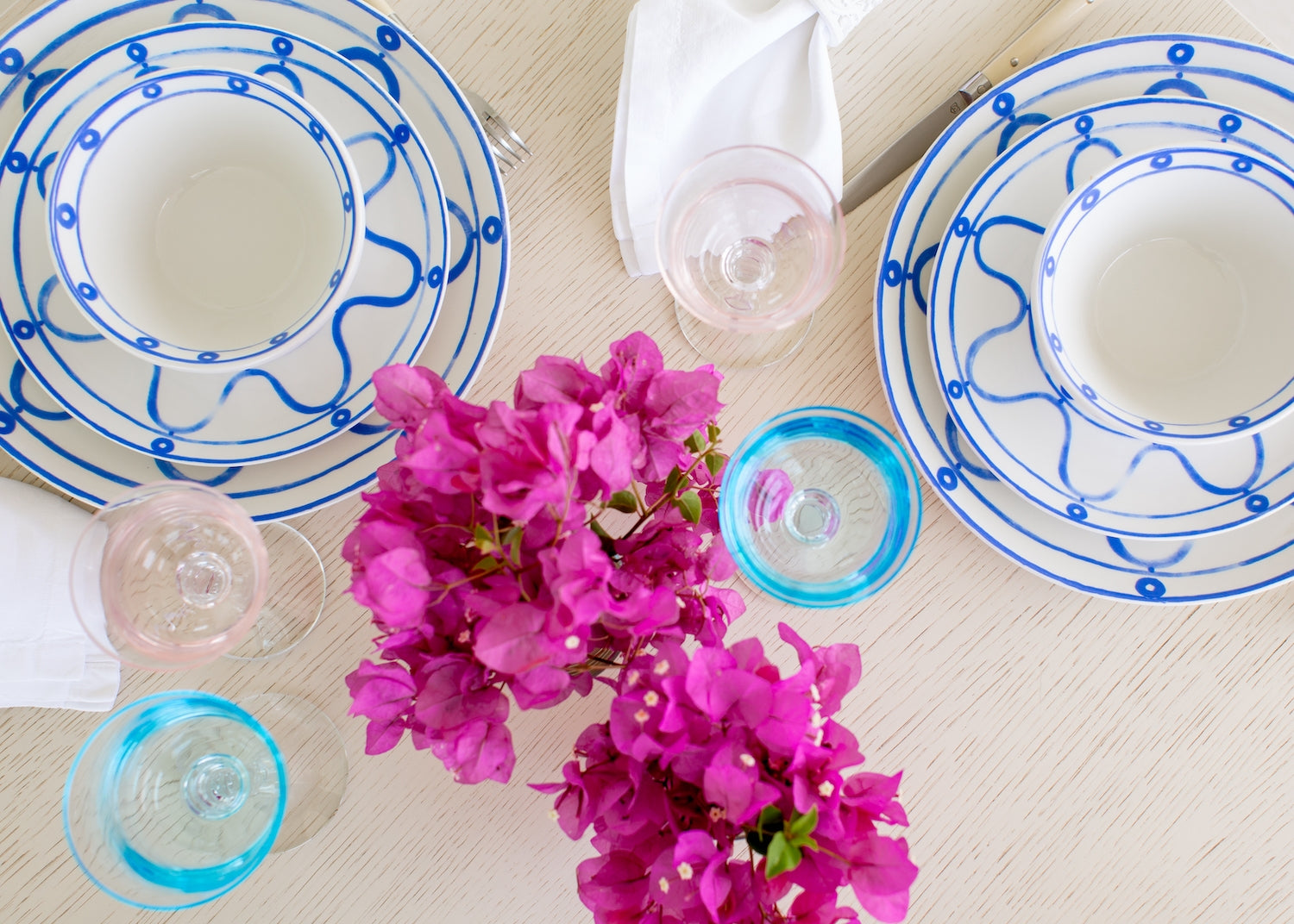 Blue Serenity Porcelain Bowl