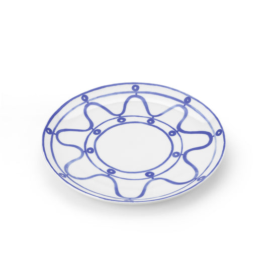 Blue Serenity Porcelain Dinner Plate