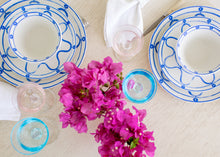 Load image into Gallery viewer, Blue Kyma Porcelain Dinner Plate
