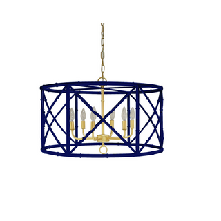 Navy Zia Chandelier