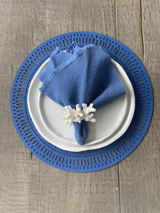 Coral Napkin Rings (set of 6)