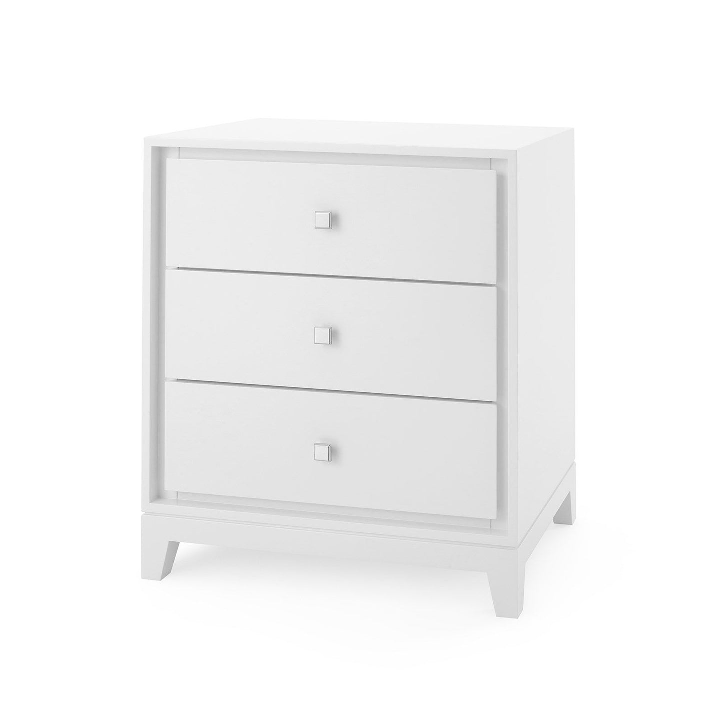 Bergamo 3 Drawer Lacquer Side Table