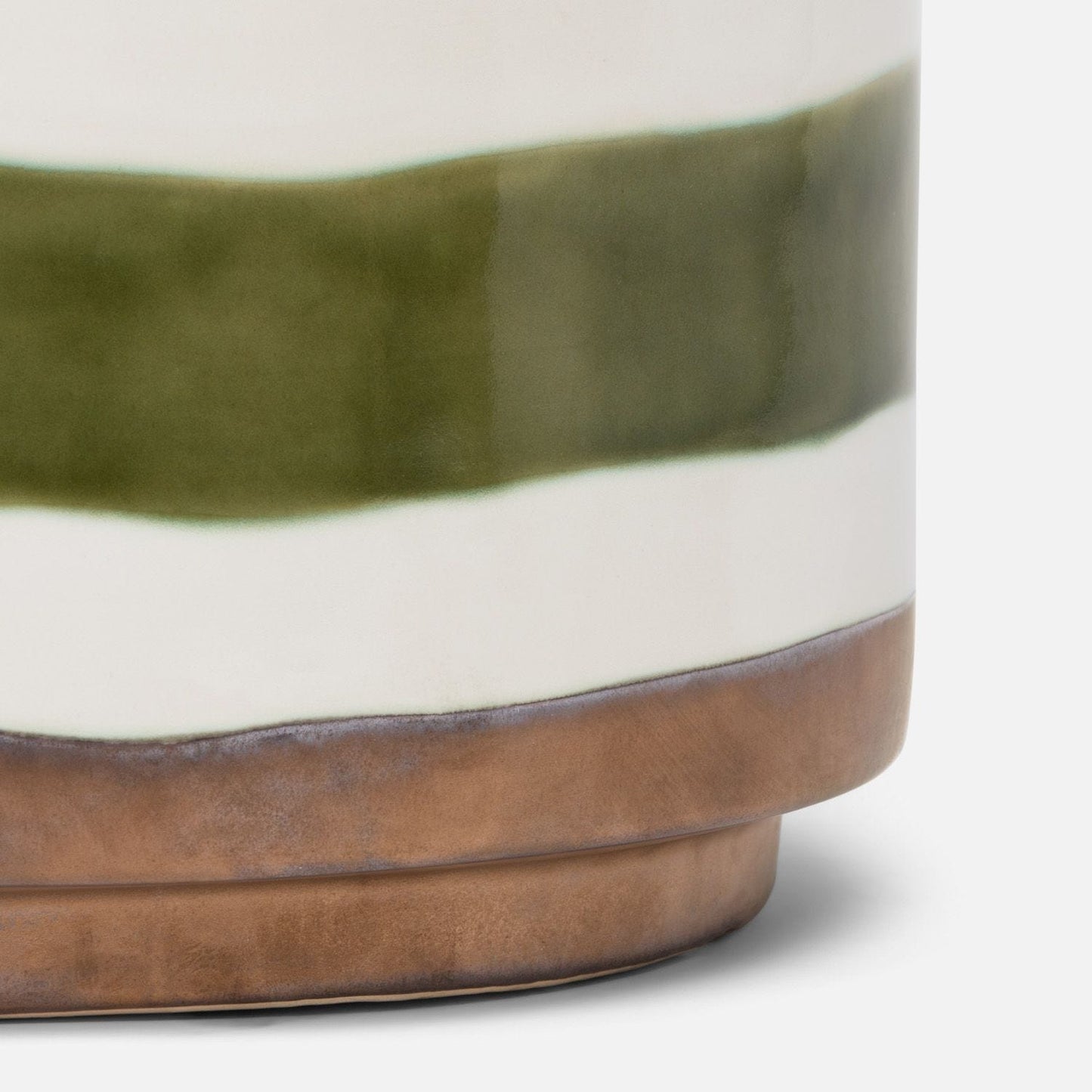 Belda Green Ceramic Stool